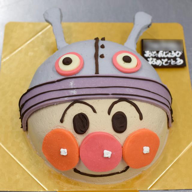 アンパンマンとだだんだんの立体ケーキ