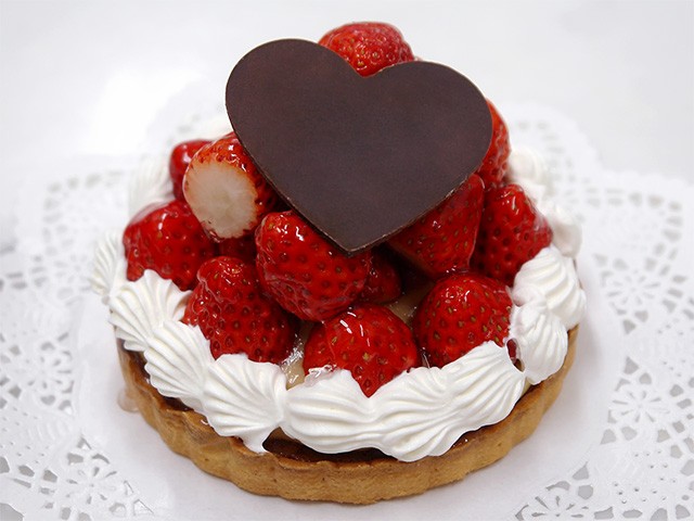 母の日の苺のタルト