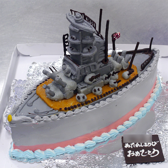 チョコレートで作ったグランドピアノの立体ケーキ