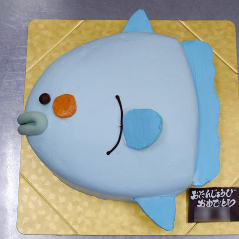 マンボーの立体ケーキ