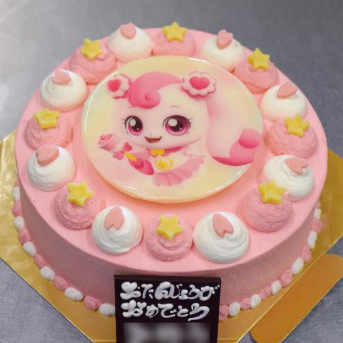 ハチュピンのプリントケーキ