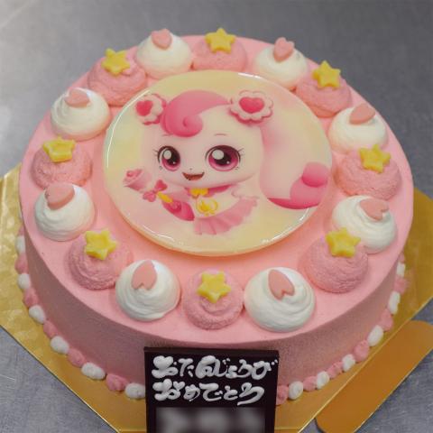 ハチュピンのプリントケーキ