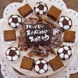 動物デコレーションの製作例 (サッカーボール)